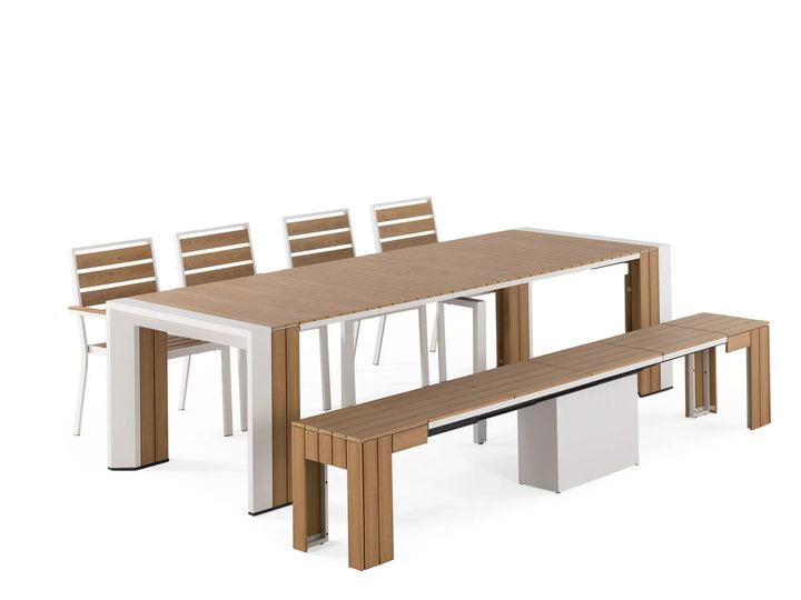 Transformer Outdoor Table Dining Set