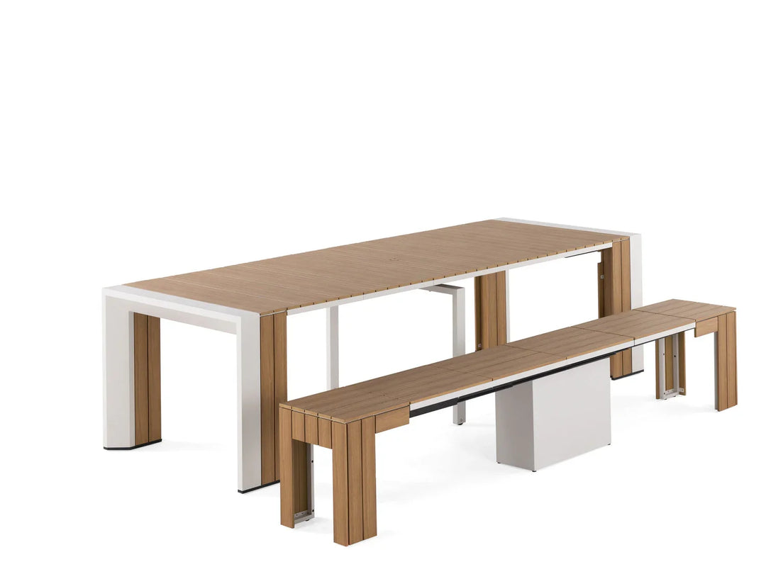 Transformer Outdoor Table Dining Set