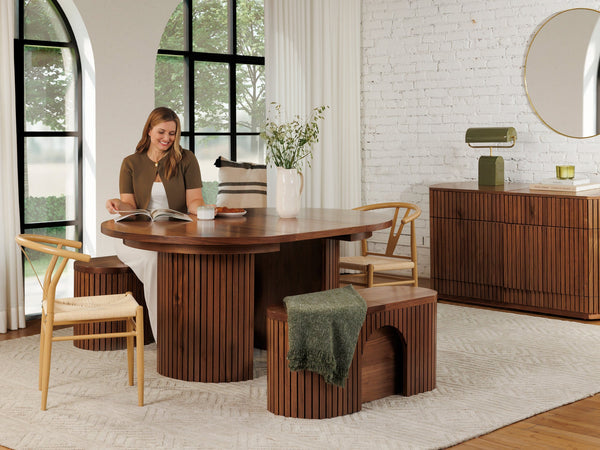 Transformer Table Round Dining Set