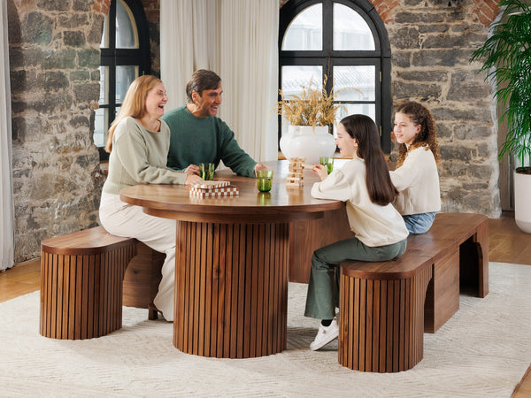 Transformer Table Round Dining Set