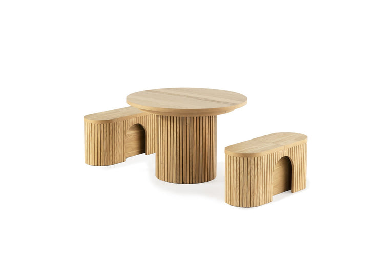 Transformer Table Round Dining Set