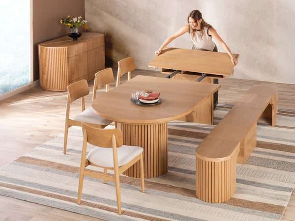 Transformer Table Round Dining Set
