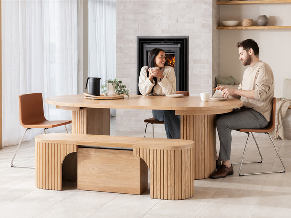 Transformer Table Round Dining Set
