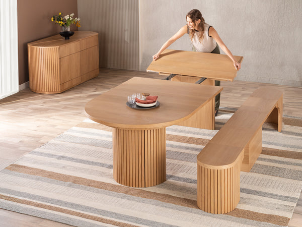 Transformer Table Round Dining Set