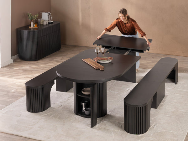Transformer Table Round Dining Set