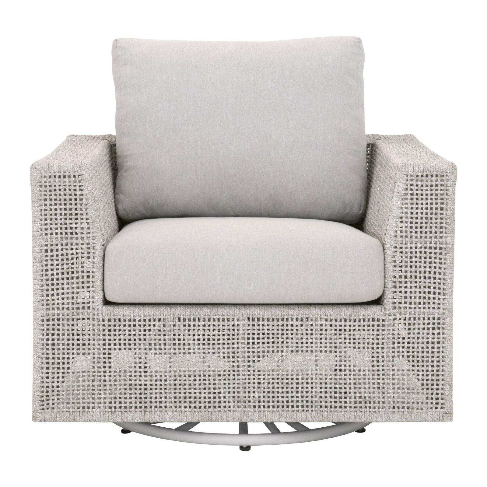 Essentials For Living - Tropez Outdoor Swivel Rocker Sofa Chair - 6843-1SRCK.WTA/PUM | American Home Furniture