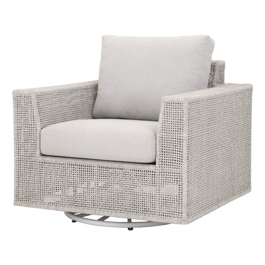 Essentials For Living - Tropez Outdoor Swivel Rocker Sofa Chair - 6843-1SRCK.WTA/PUM | American Home Furniture