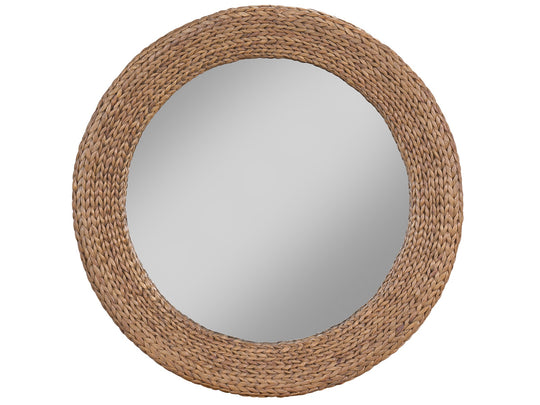 American Home Furniture Universal Furniture Fallon Mirror (Round) Wheat