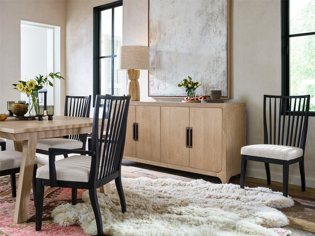 American Home Furniture Universal Furniture Blair Credenza Natural Oak