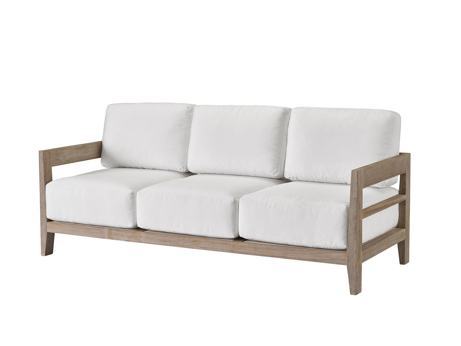 Universal Furniture Outdoor La Jolla Teak Sofa OUTDOOR SOFAS + SECTIONALS