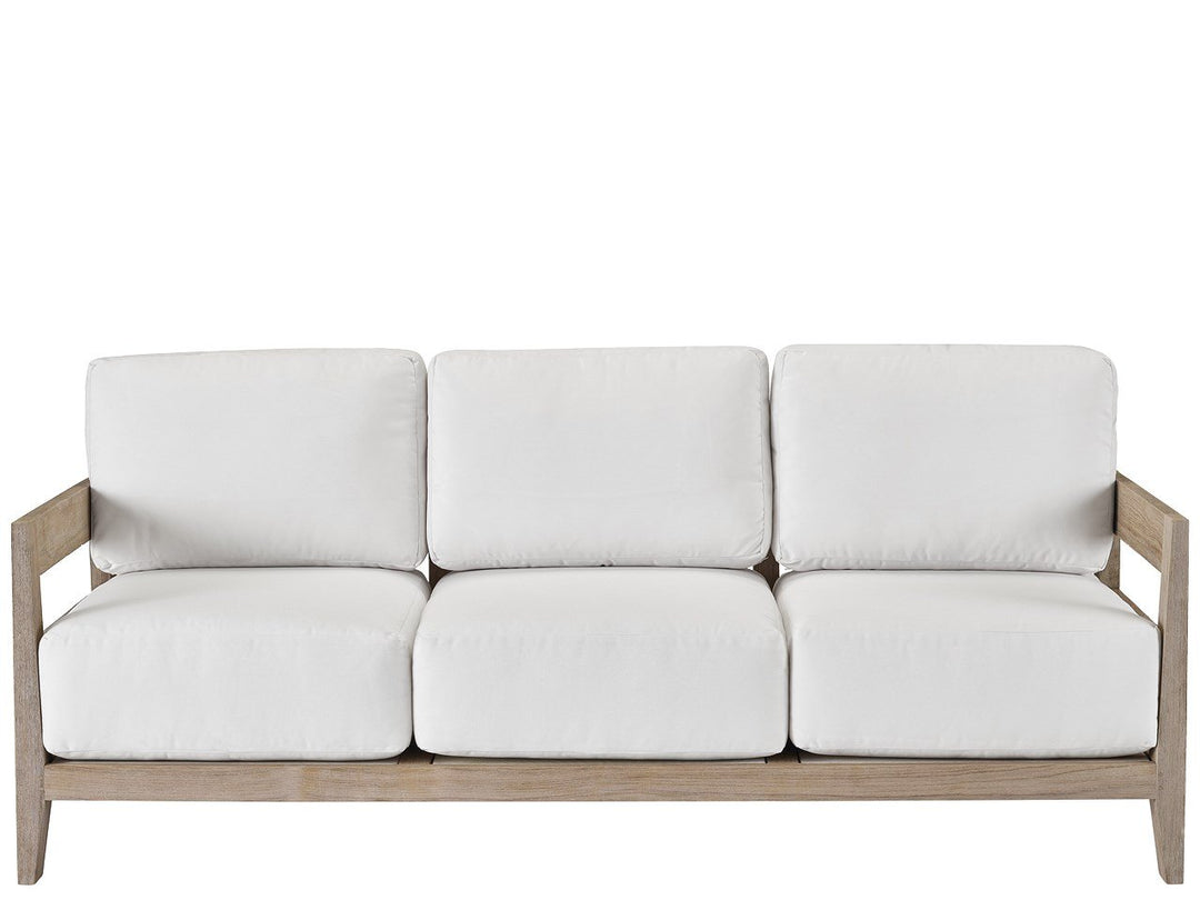 Outdoor La Jolla Teak Sofa - AmericanHomeFurniture