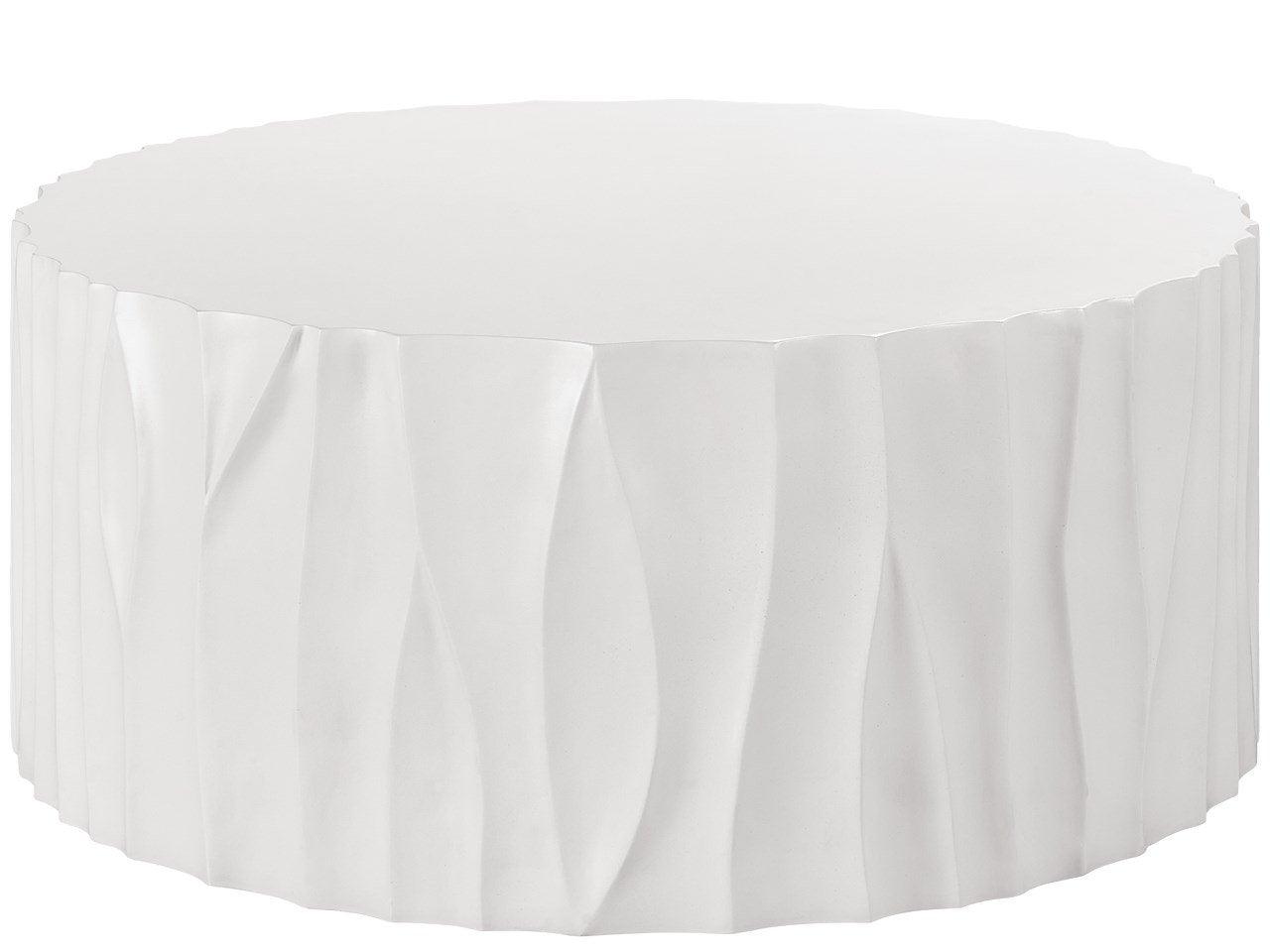 Universal Furniture Outdoor Geneva Cast Concrete Cocktail Table OUTDOOR COFFEE TABLES