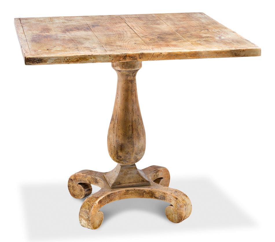 Sarreid Bistro Table - Antique Oak DINING TABLES
