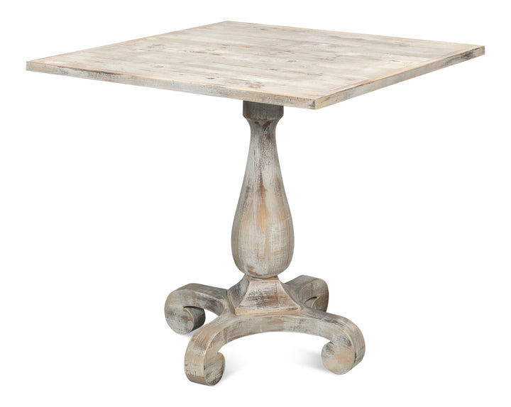 American Home Furniture | Sarreid - Bistro Table - Grey Oak