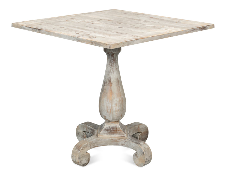 American Home Furniture | Sarreid - Bistro Table - Grey Oak