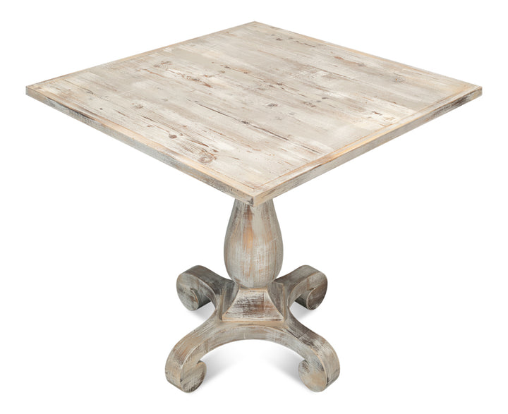 American Home Furniture | Sarreid - Bistro Table - Grey Oak