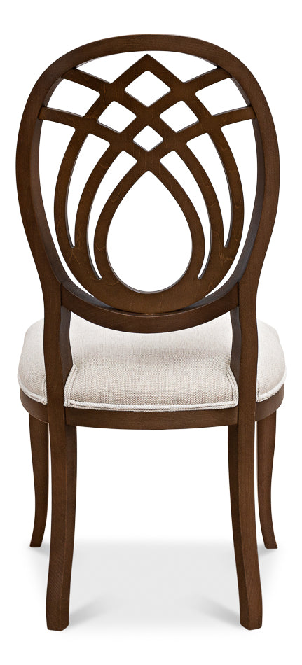 American Home Furniture | Sarreid - Goccia Side Chair - Driftwood - Oatmeal - Set of 2