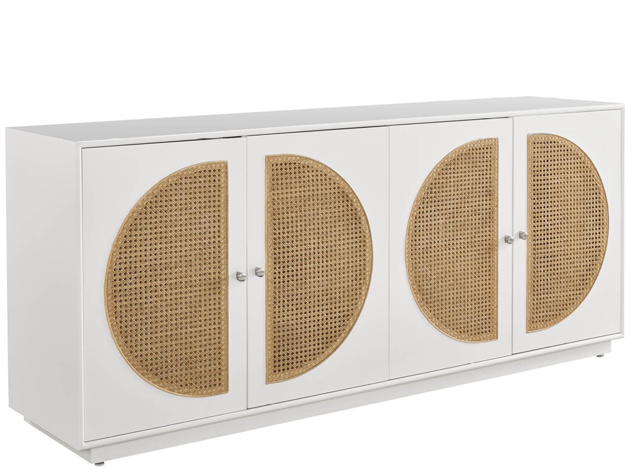 American Home Furniture Universal Furniture Nomad Credenza Cane/Glacier