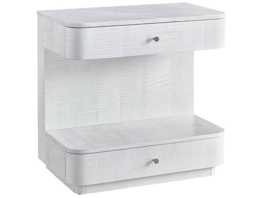 American Home Furniture Universal Furniture Paris Nightstand Blanc Sycamore