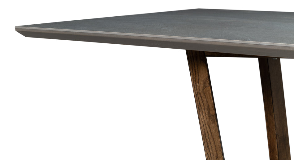 American Home Furniture | Sarreid - Double Pedestal Dining Table