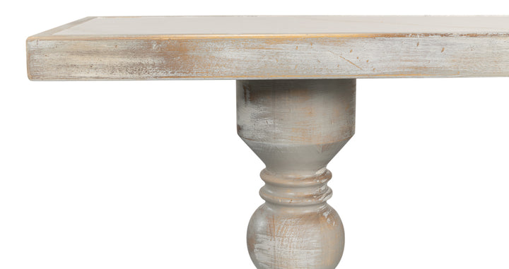 American Home Furniture | Sarreid - Stacy Double Pedestal Console