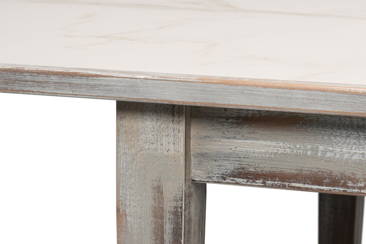 American Home Furniture | Sarreid - Vince Dining Table - Grey Oak