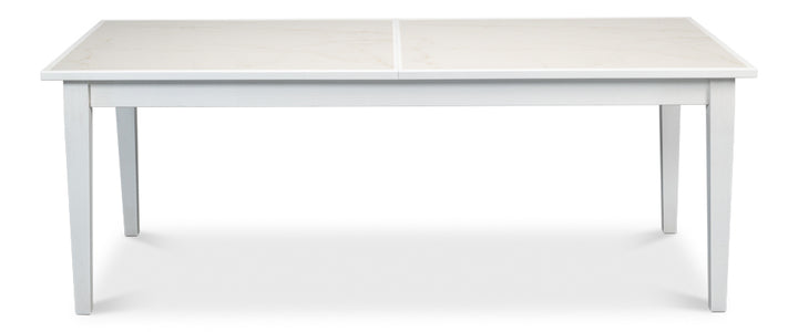 American Home Furniture | Sarreid - Elton Butterfly Dining Table White