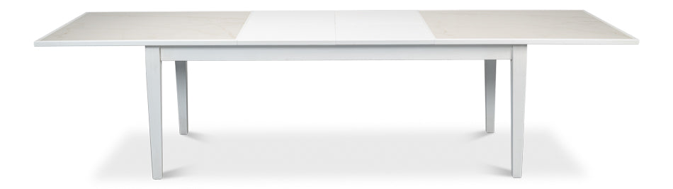 American Home Furniture | Sarreid - Elton Butterfly Dining Table White