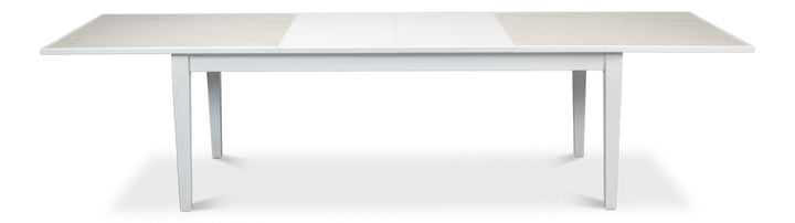 American Home Furniture | Sarreid - Elton Butterfly Dining Table White