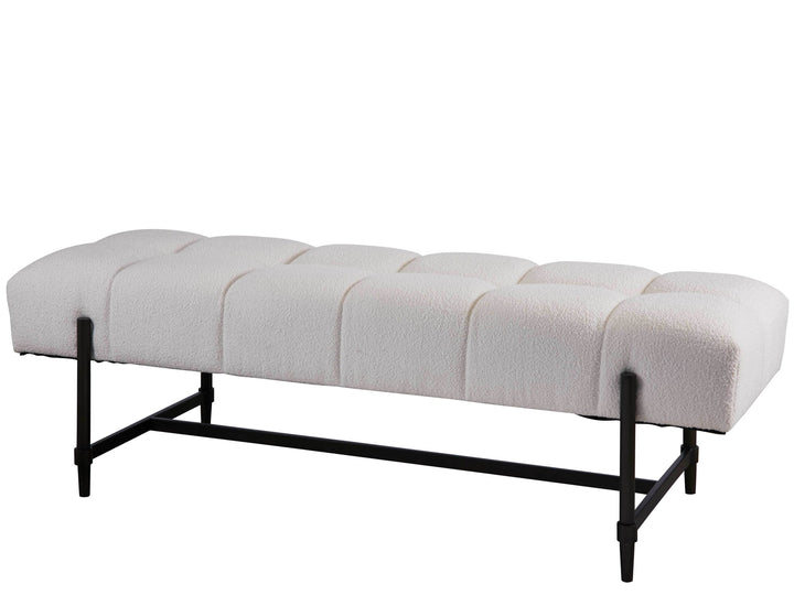 American Home Furniture Universal Furniture Bench Soft Matte Black