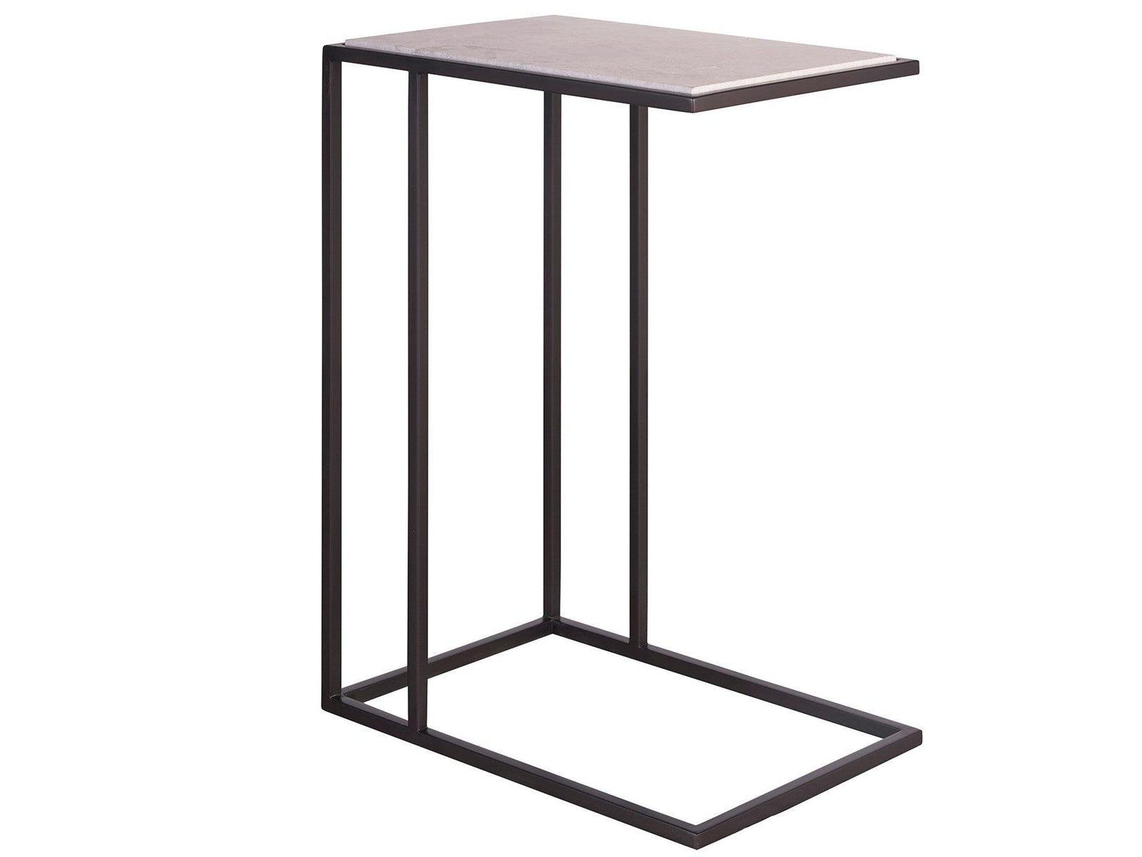 Universal Furniture Coalesce Metal and Stone Drink Table ACCENT TABLES