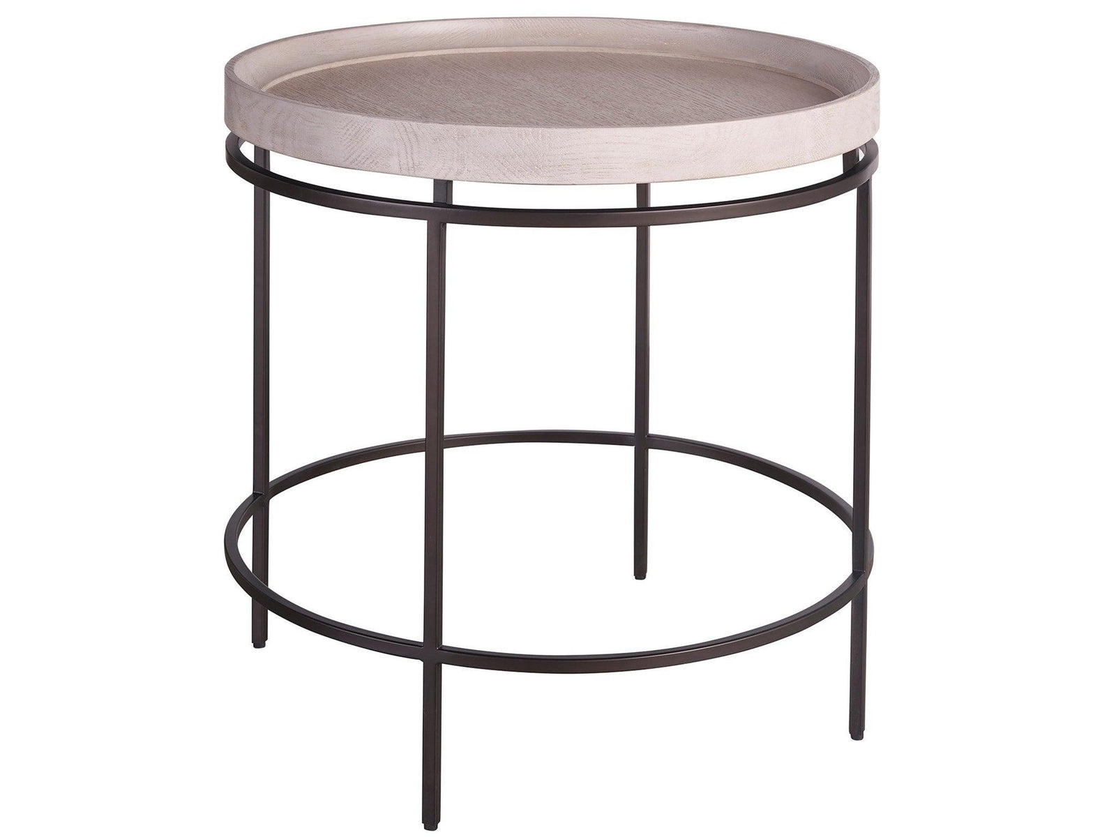 Universal Furniture Coalesce Round Tray Top End Table ACCENT TABLES