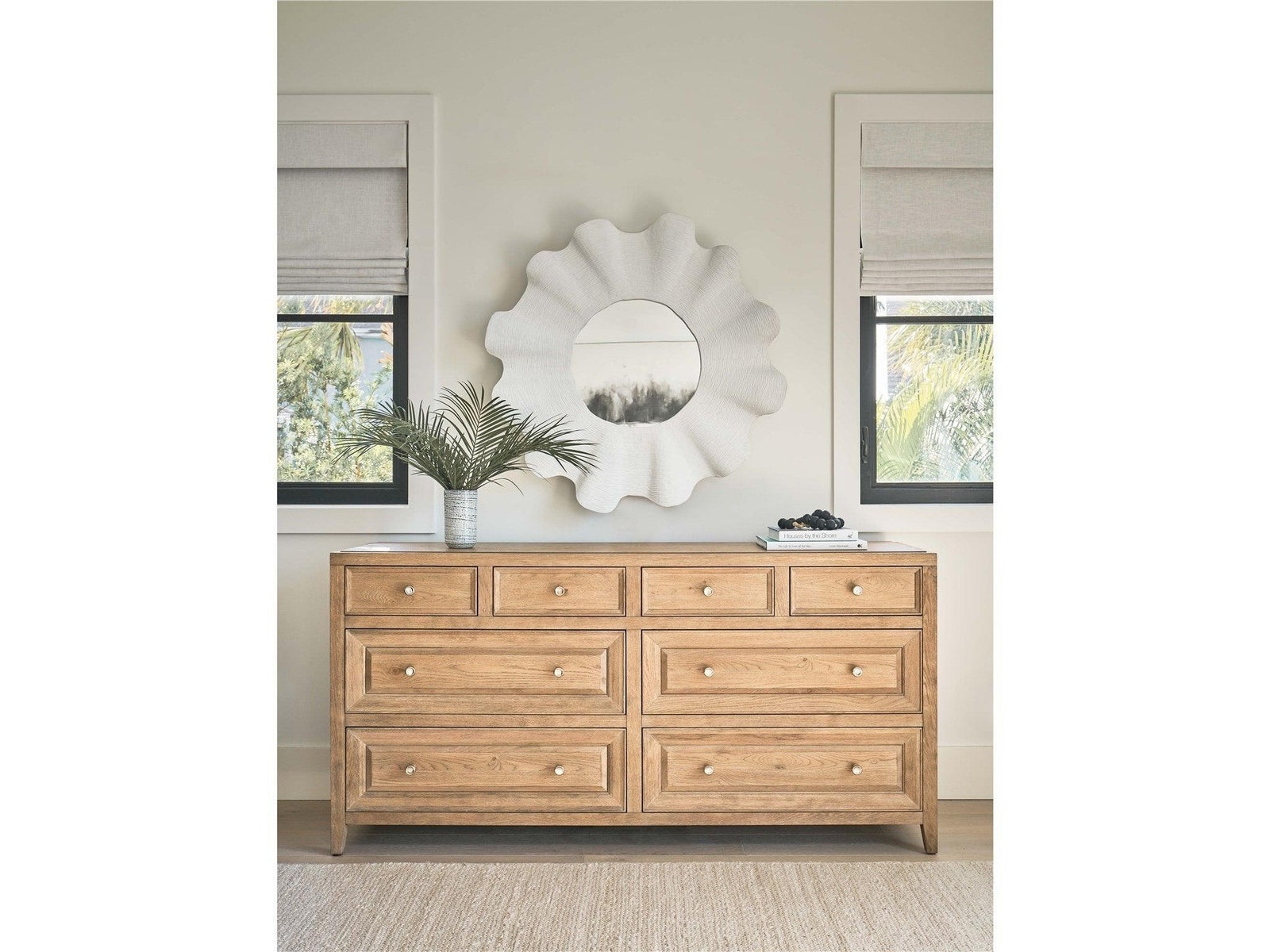 Universal Furniture Weekender Scallop Mirror WALL MIRRORS