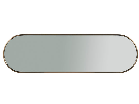 American Home Furniture Universal Furniture Luna Mirror White Satin Bronze