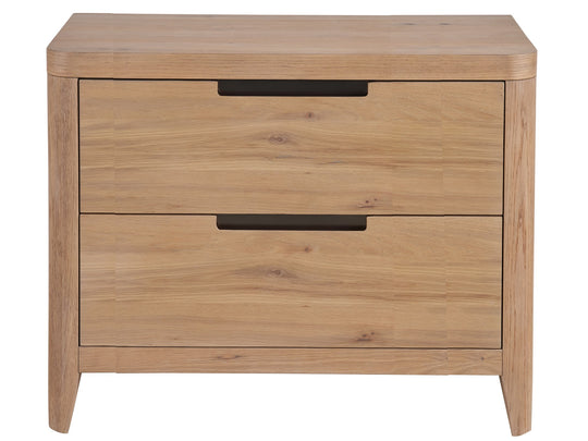 American Home Furniture Universal Furniture Walker Nightstand Organic Natural Oak