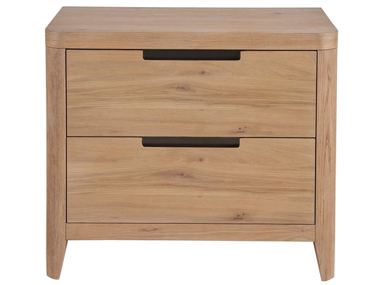 American Home Furniture Universal Furniture Walker Nightstand Organic Natural Oak