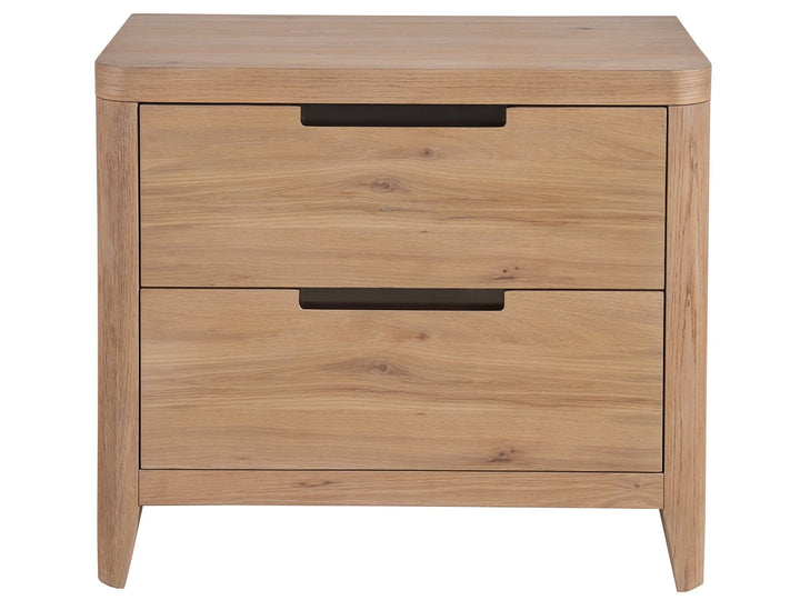 American Home Furniture Universal Furniture Walker Nightstand Organic Natural Oak