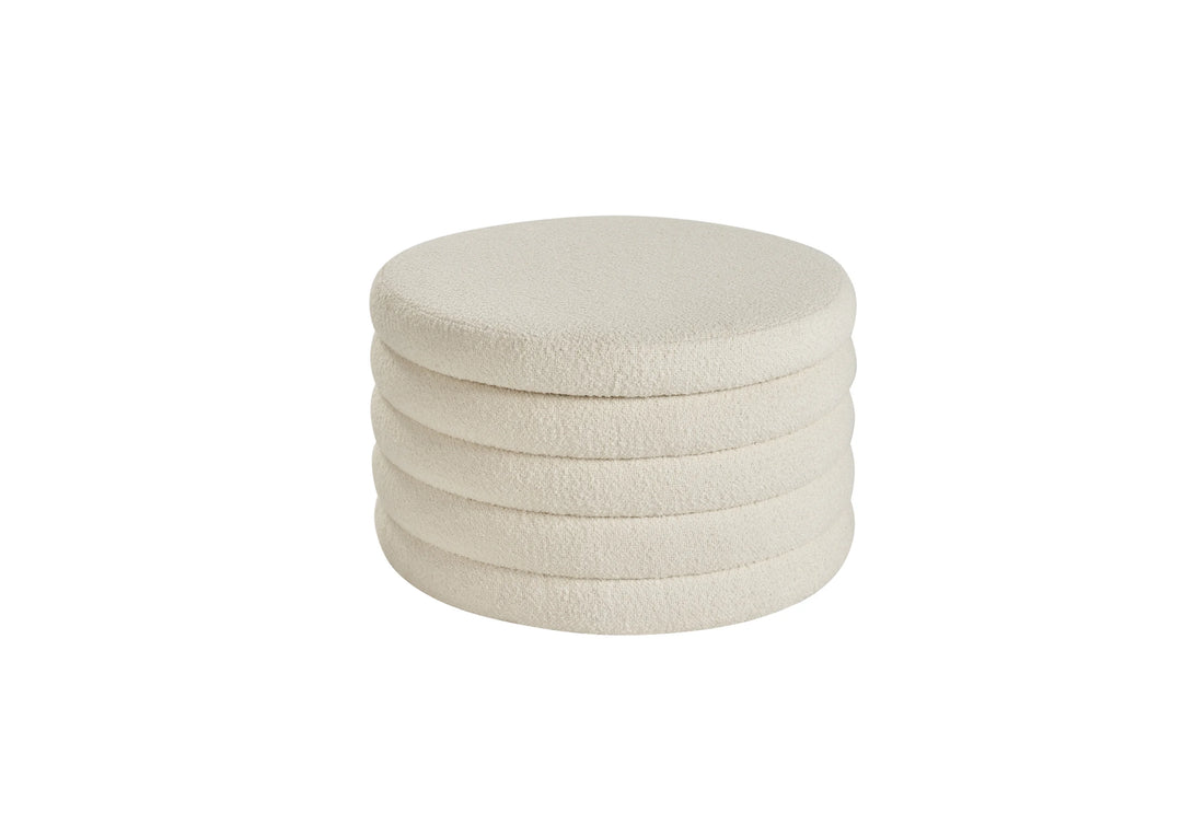 Obi Storage Ottoman (Berber Snow)