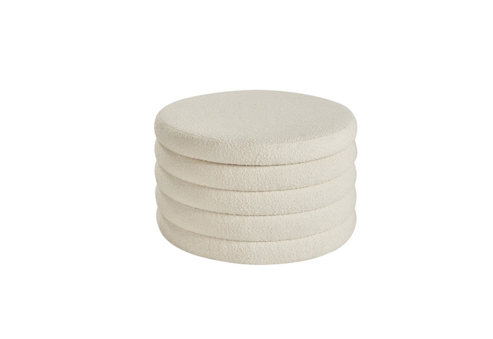 Obi Storage Ottoman (Berber Snow)