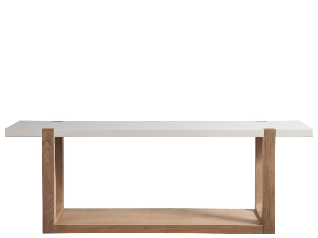American Home Furniture Universal Furniture Ellis Console Table Organic Natural Oak