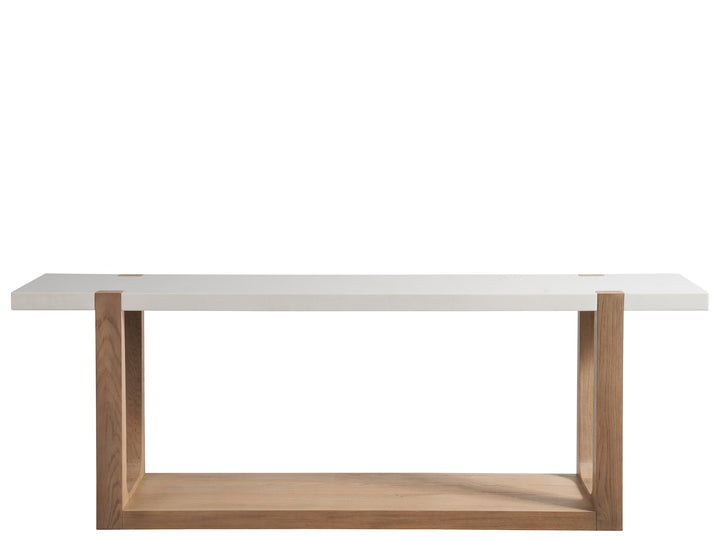 American Home Furniture Universal Furniture Ellis Console Table Organic Natural Oak