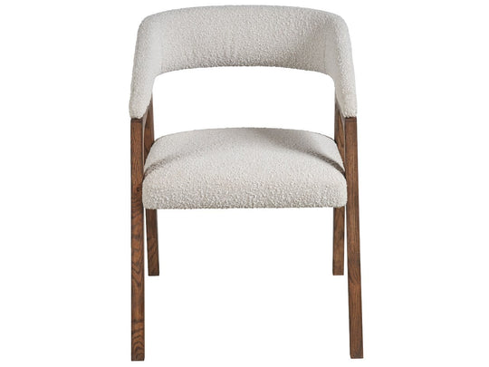American Home Furniture Universal Furniture Barrel Back Dining Chair - Set of 2 Aged Satin Pewter finish
