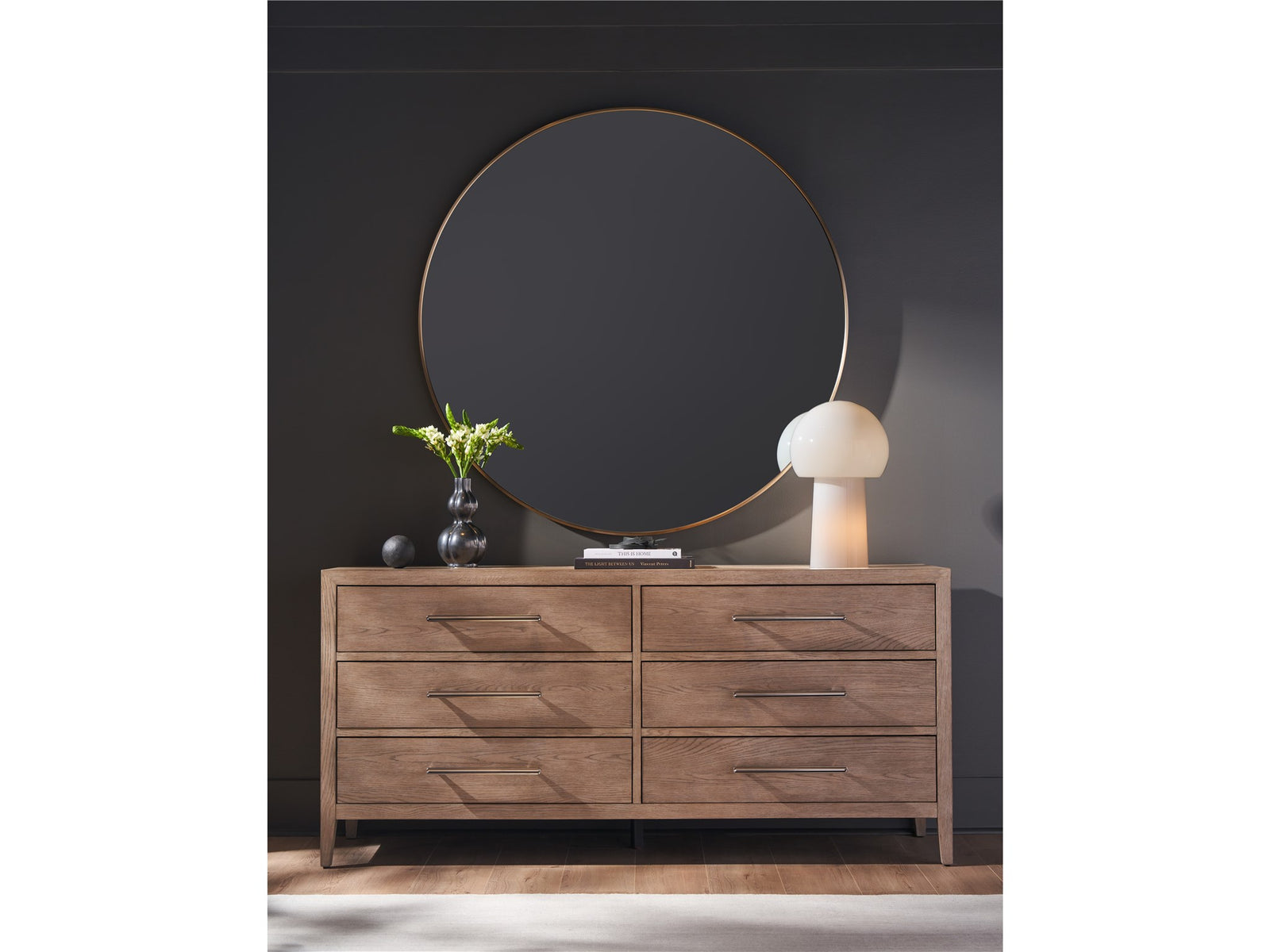 American Home Furniture Universal Furniture Cove Drawer Dresser Gray Oak