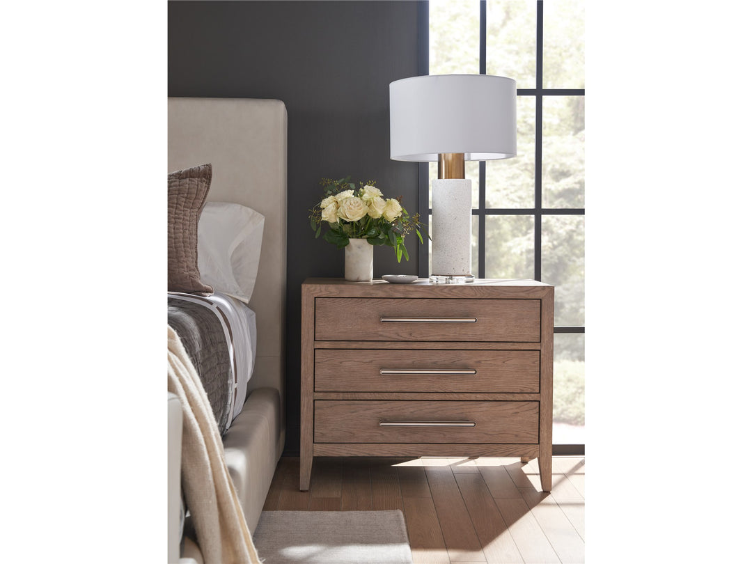 American Home Furniture Universal Furniture Cove Drawer Nightstand Gray Oak