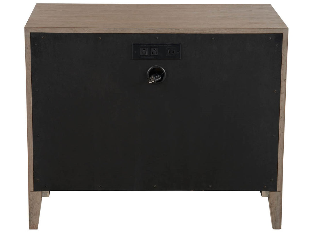 American Home Furniture Universal Furniture Cove Drawer Nightstand Gray Oak