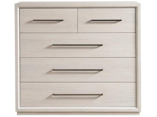 American Home Furniture Universal Furniture Astrid Drawer Chest White Oak