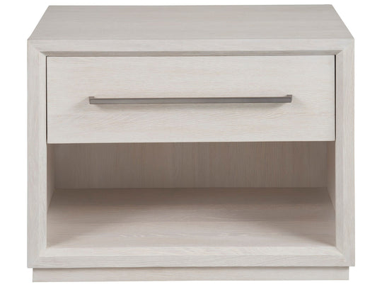 American Home Furniture Universal Furniture Astrid Drawer Nightstand White Oak