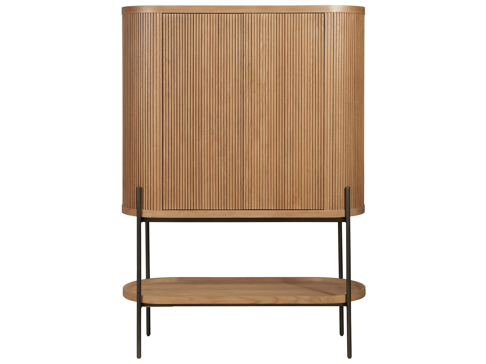 American Home Furniture Universal Furniture Linnea Bar Cabinet Natural Oak 