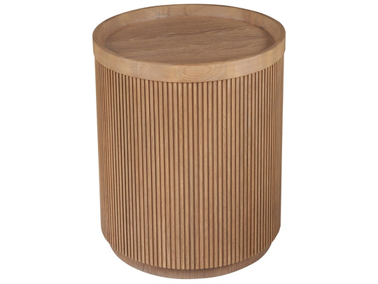 American Home Furniture Universal Furniture Lumi Side Table Natural Oak 