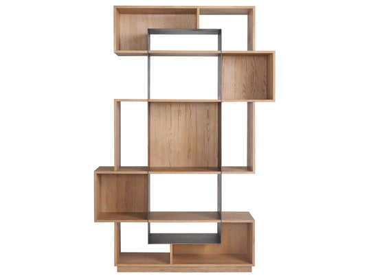 American Home Furniture Universal Furniture Jaxon Etagere Natural Oak 